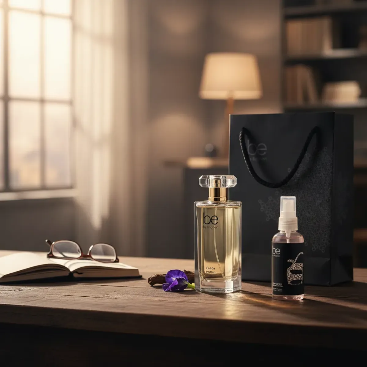 Eau De Parfum Al Noble Wazeer+ Aromatizante Para Auto + Bolsa