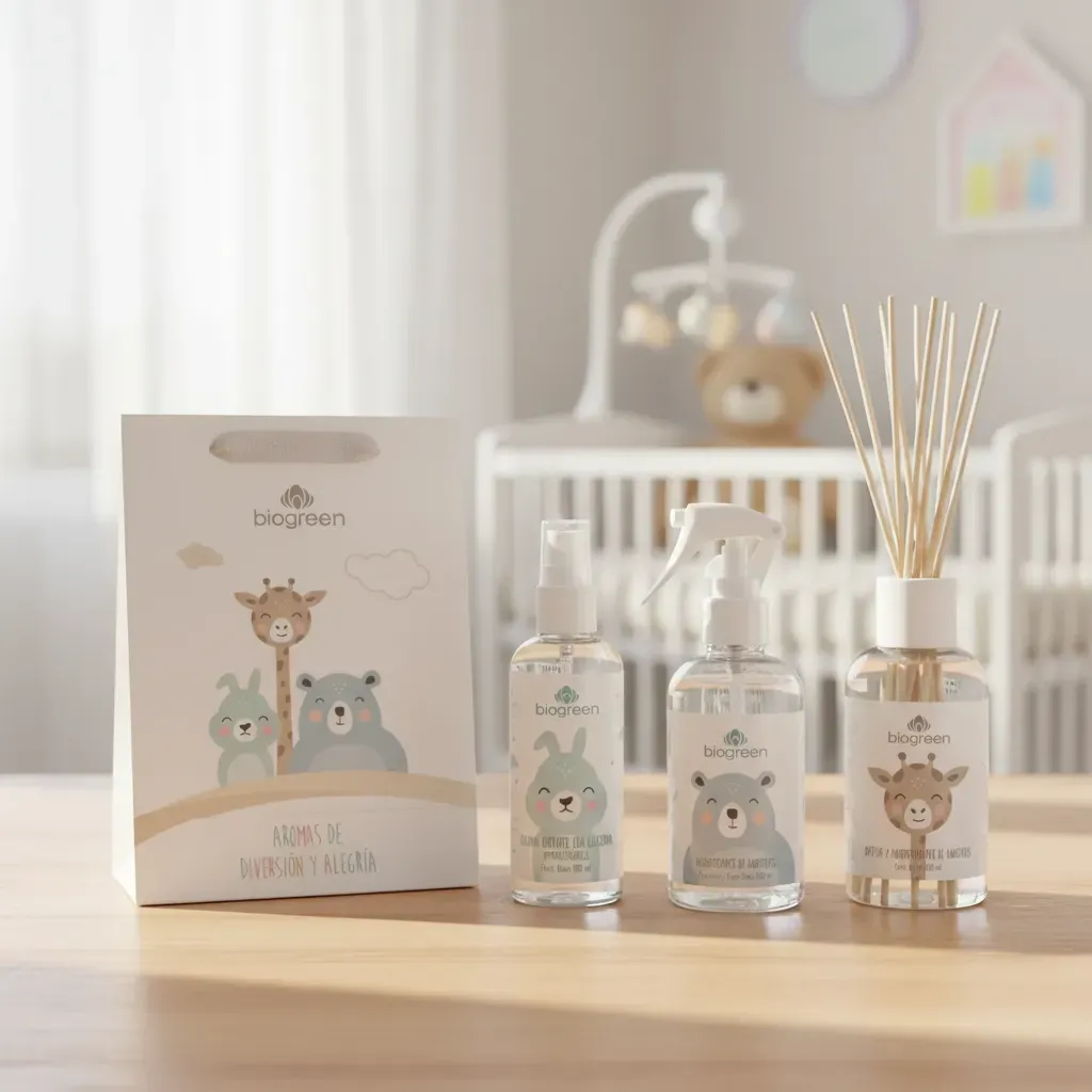 Super Set Completo Difusor + Aromatizante + Colonia Infantil