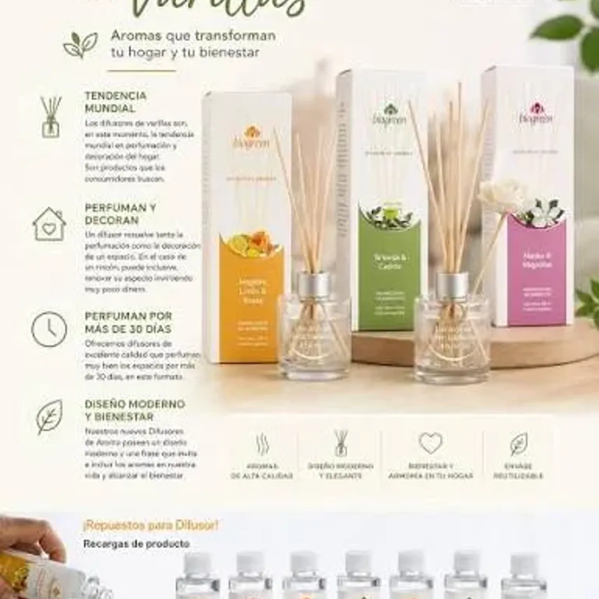 Set Difusor 100 ml